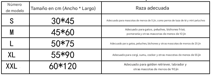 Mesa-Cama para mascotas