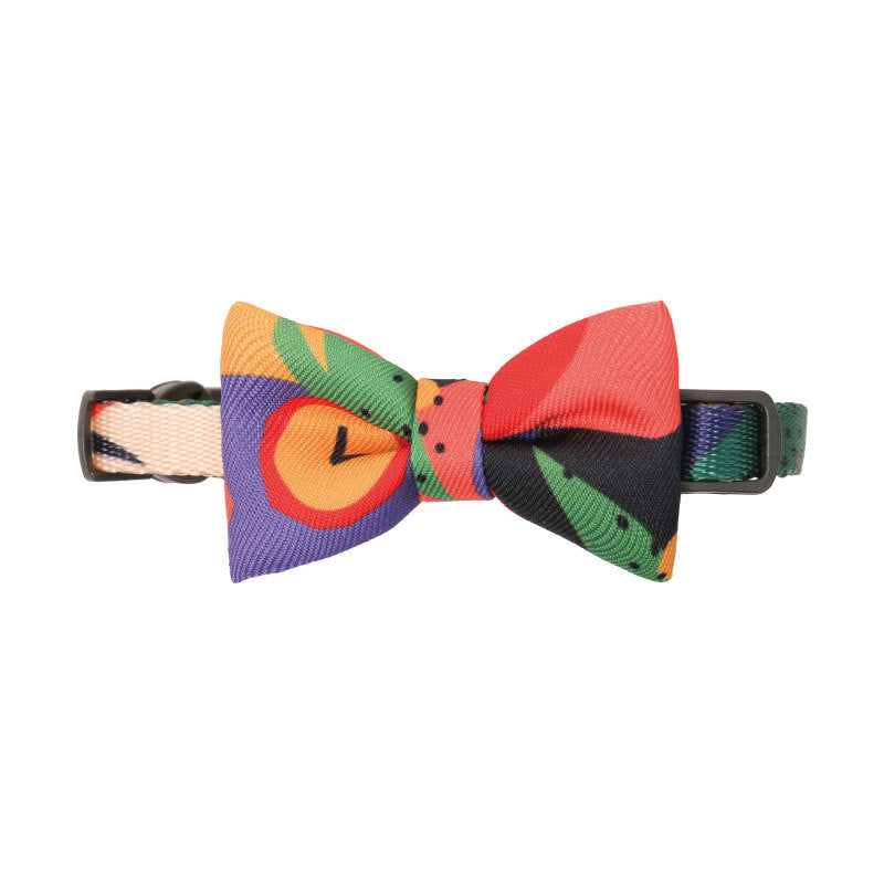 Collar con moño elegante para mascotas