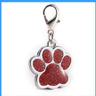 Dije de huella brillosa para collar