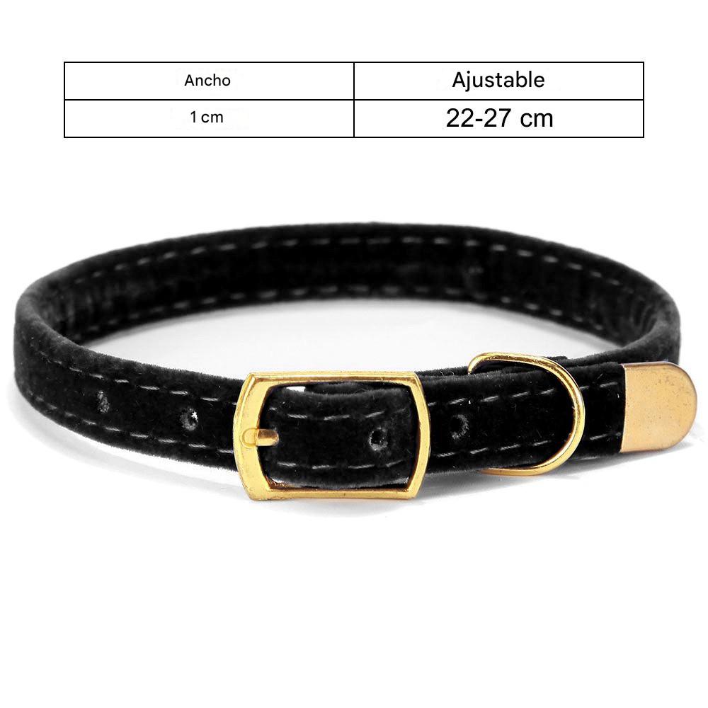 Collar de gamuza para mascotas