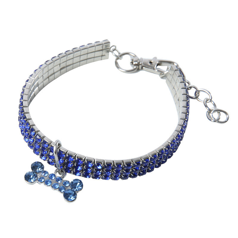Collar con pedrería para perros