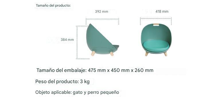 Cama tipo nido para mascotas