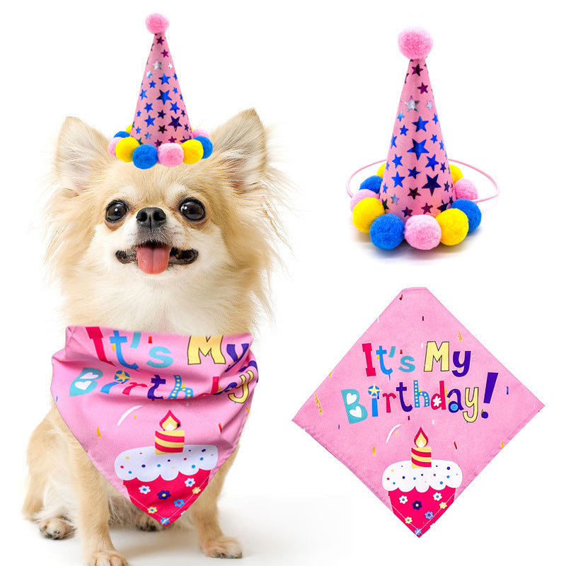 Pañuelo y gorrito de cumpleaños