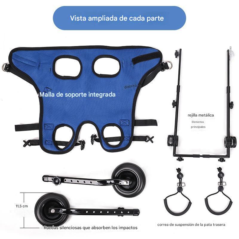 Silla de ruedas para mascotas discapacitadas