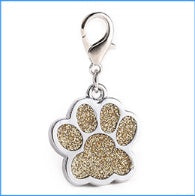 Dije de huella brillosa para collar