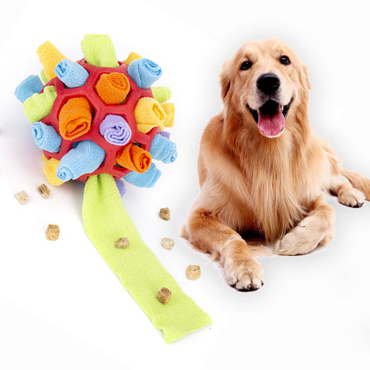 Pelota desarmable para oler y buscar snacks