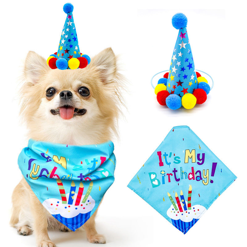 Pañuelo y gorrito de cumpleaños