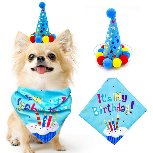 Pañuelo y gorrito de cumpleaños