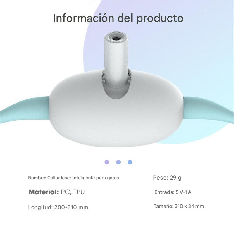 Collar con luz láser automática