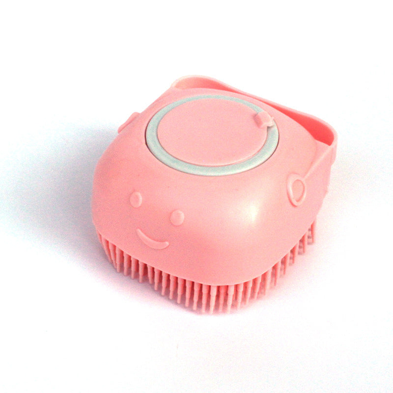 Cepillo de silicón dispensador de suministros para mascotas