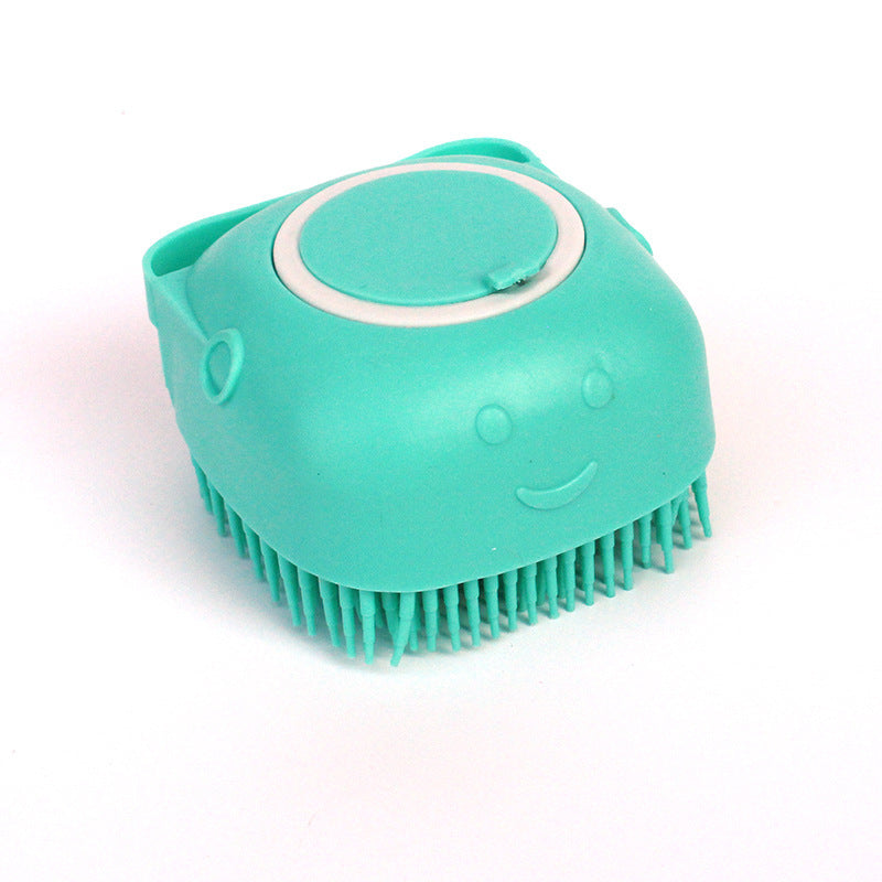 Cepillo de silicón dispensador de suministros para mascotas