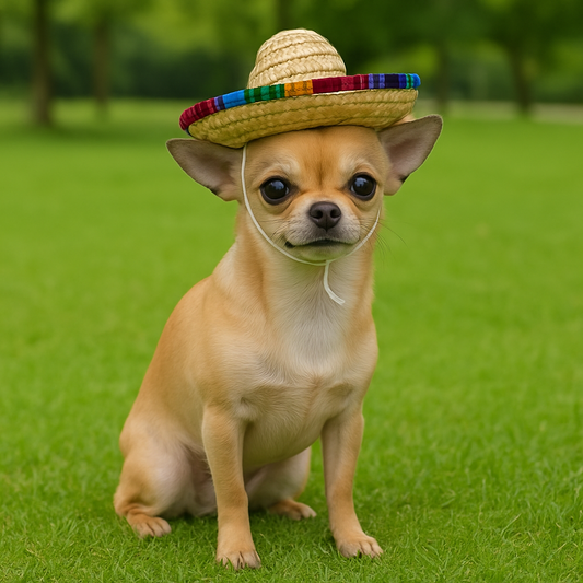 Sombrero mexicano para mascotas