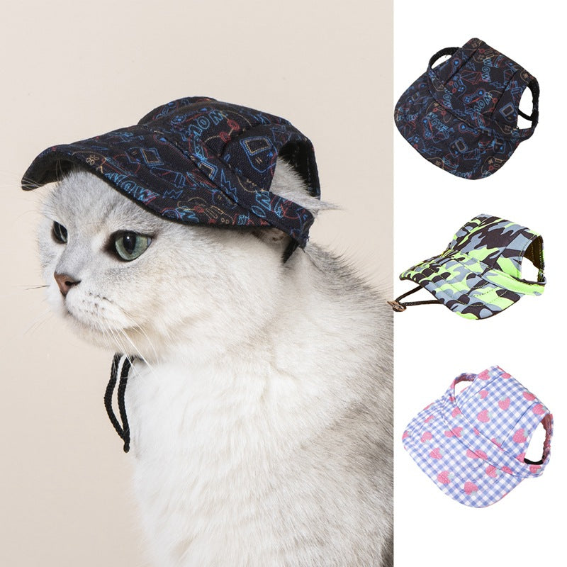 Gorra protectora de sol para mascotas
