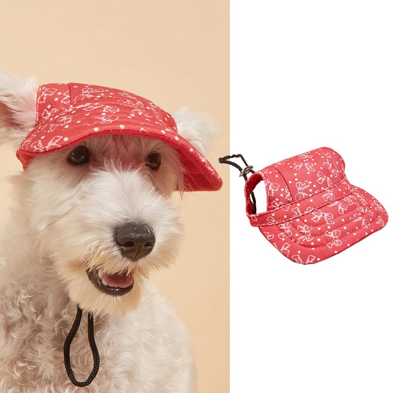 Gorra protectora de sol para mascotas