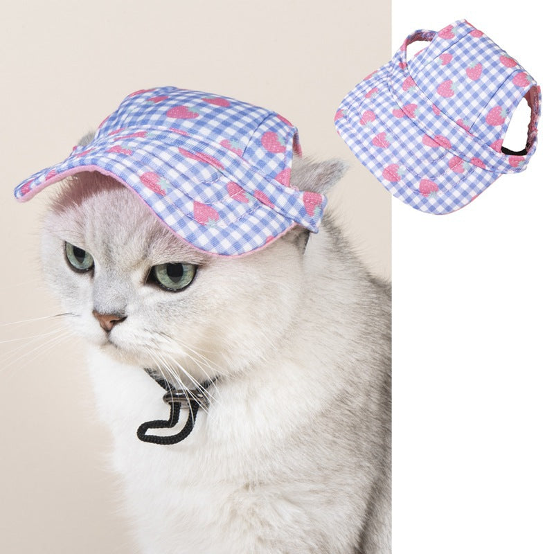 Gorra protectora de sol para mascotas