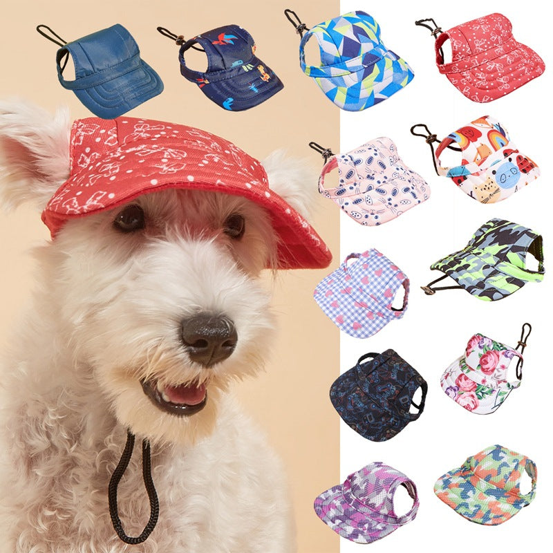 Gorra protectora de sol para mascotas