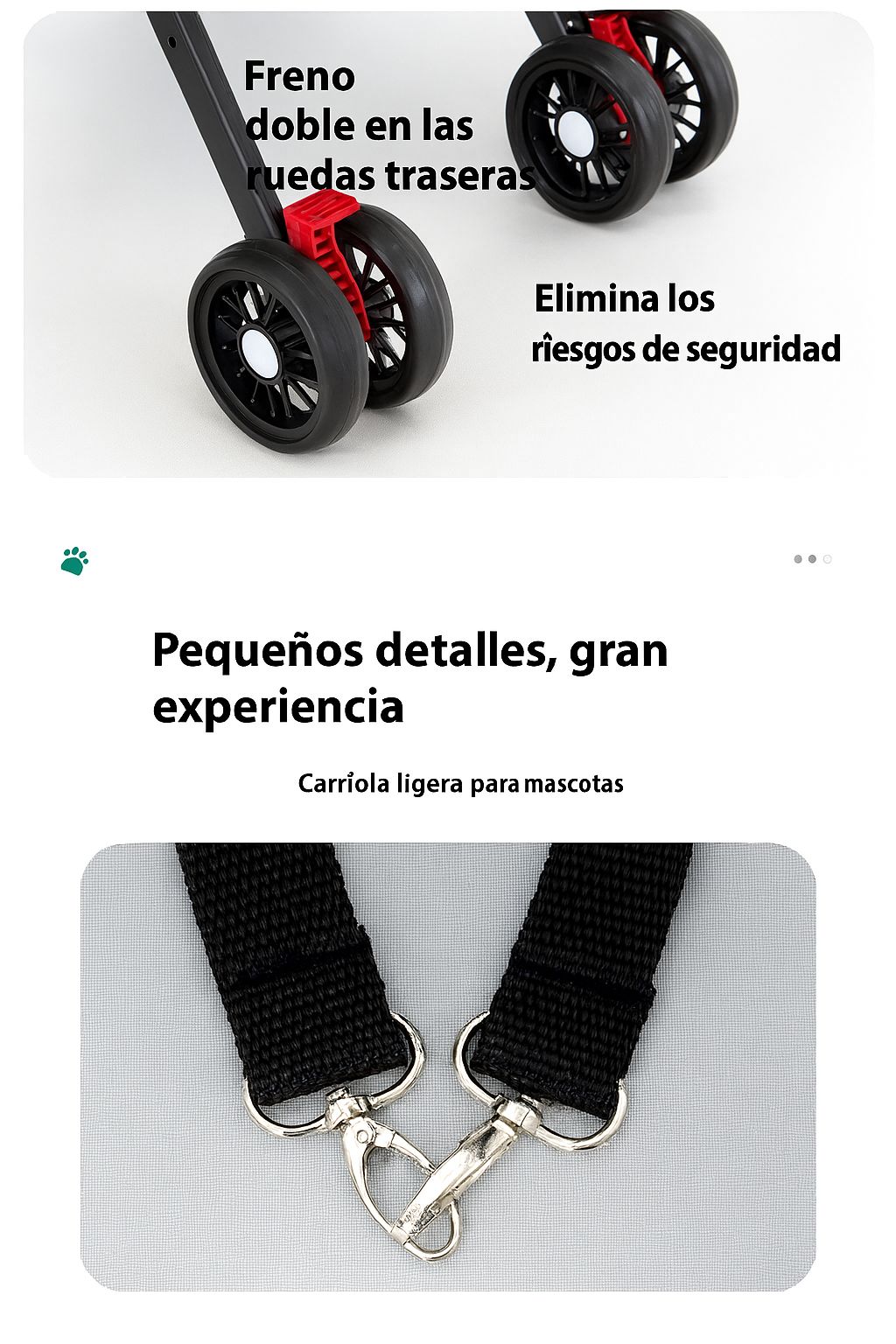 Carriola para mascotas