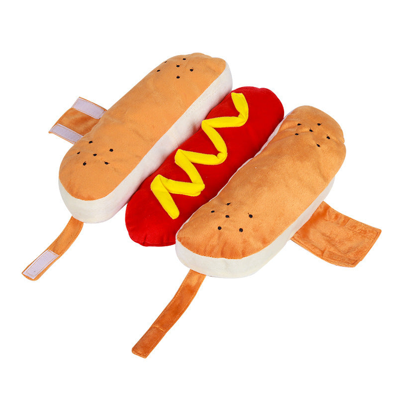 Traje Hot-Dog para mascotas