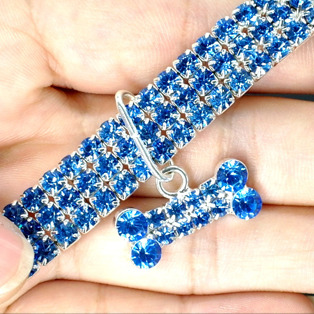 Collar con pedrería para perros
