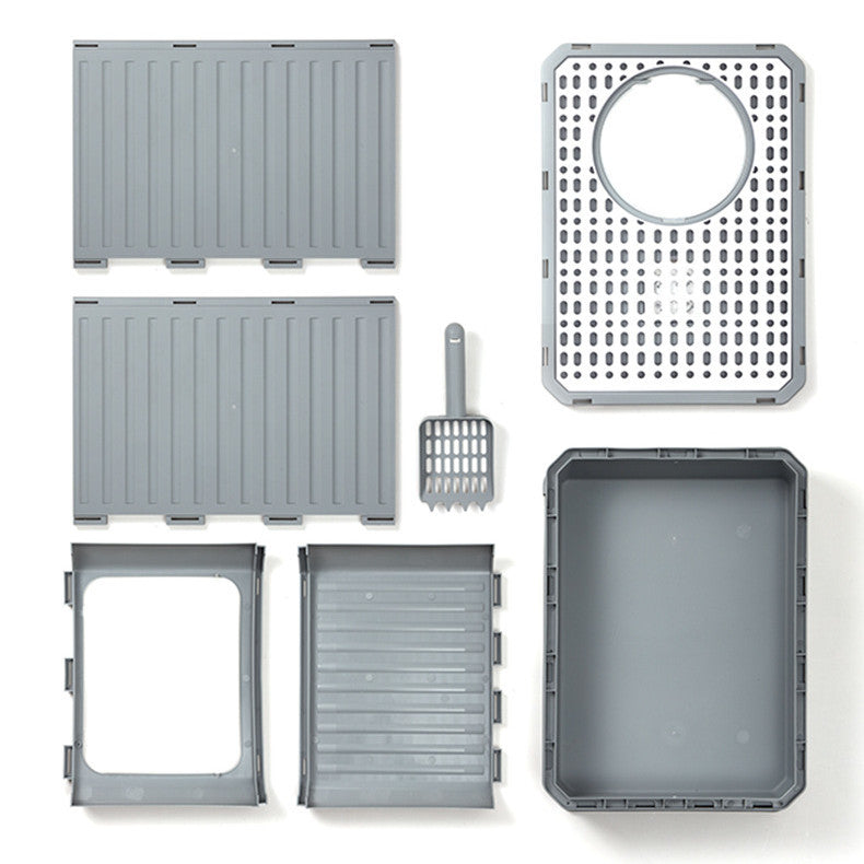 Kit arenero y dispensador de alimentos