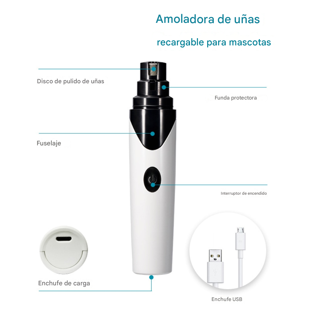 Lima de uñas para mascotas