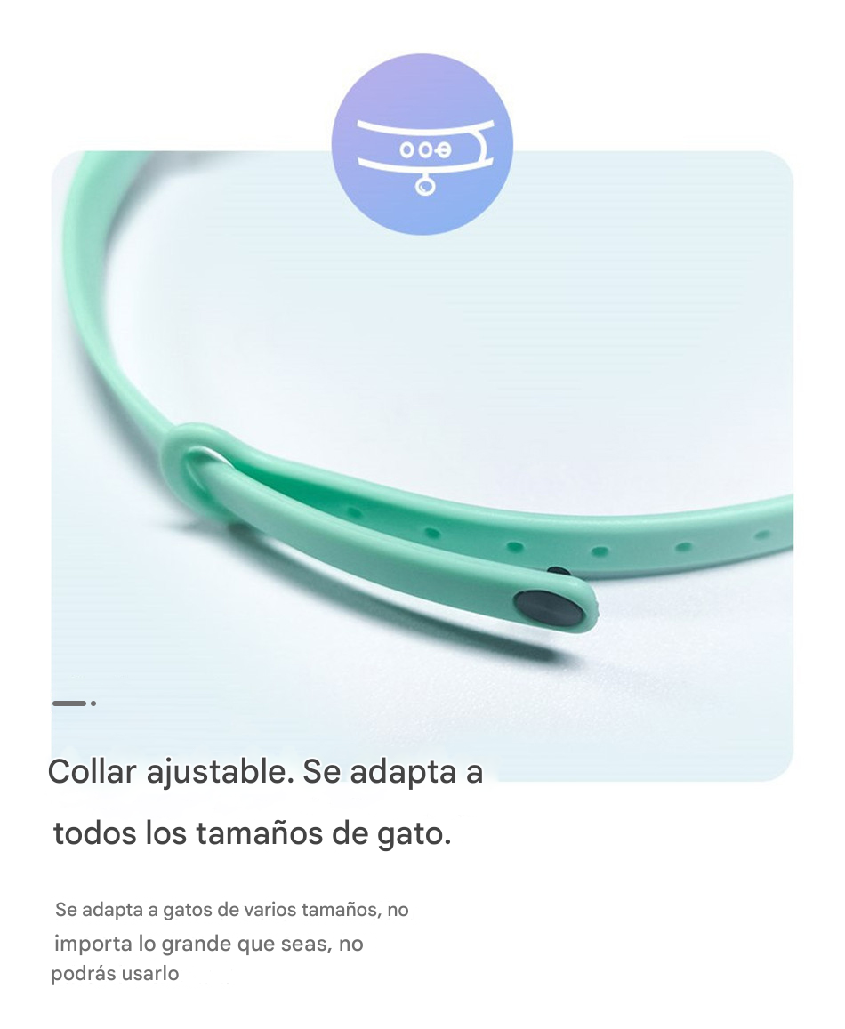 Collar con luz láser automática